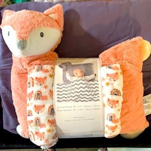 Baby Pillow and Blanket Set